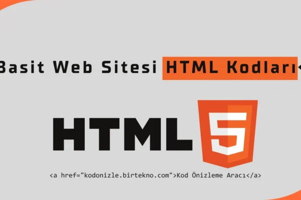 Basit Web Sitesi HTML Kodları (2026 Nihai Rehber & Şablonlar)